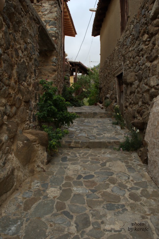 Alley in Kakopetria village, Cyprus